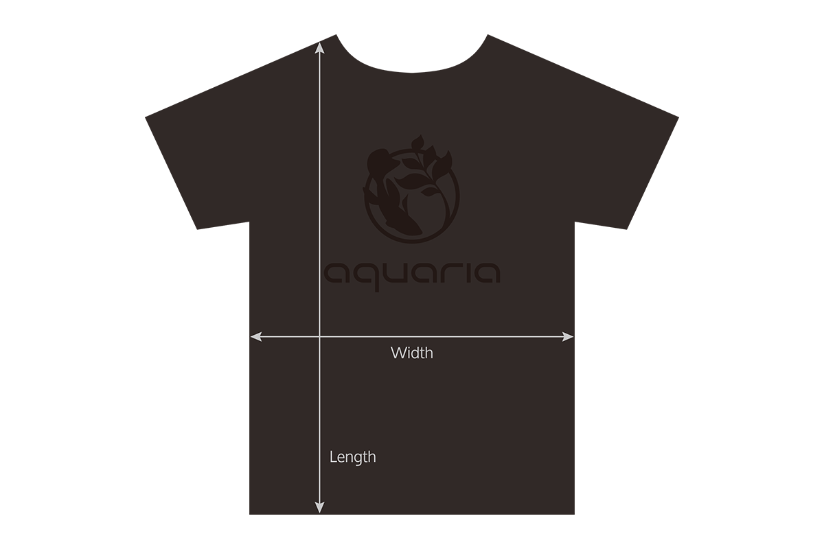 Aquaria Black-on-Black Tシャツ